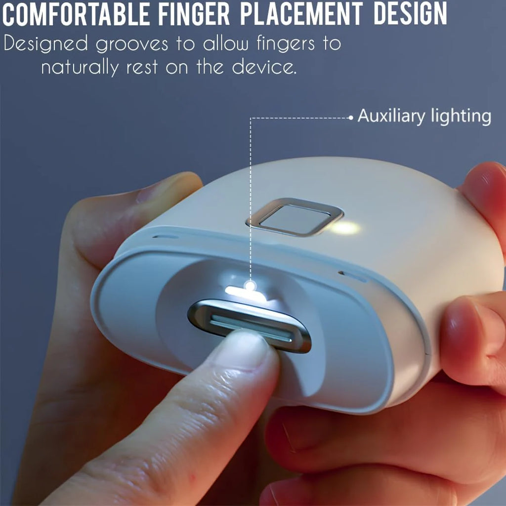 Safety Electric Nail Clipper Automatic Thick Nails Trimmer Professional Tool US