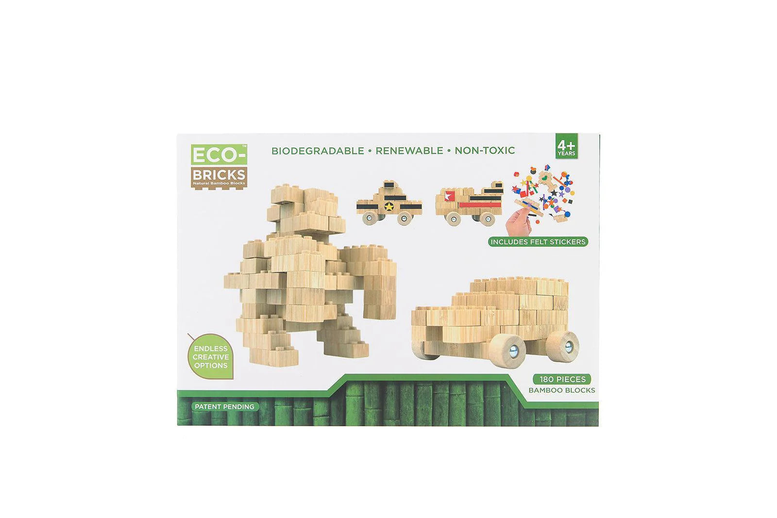 Ecobricks Bamboo Education Set 180Pcs