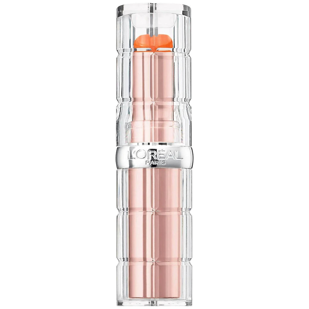 L’Oréal Paris Makeup Colour Riche Plump and Shine Lipstick, for Glossy, Radiant, Visibly Fuller Lips with an All-Day Moisturized Feel, 101 Nectarine Plump, 0.1 Oz.
