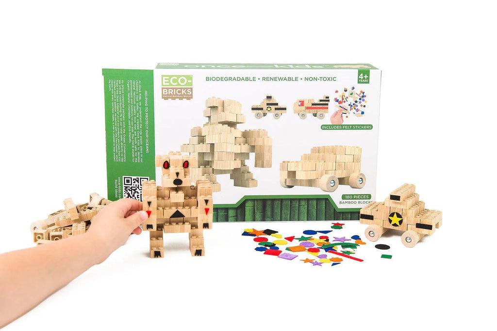 Ecobricks Bamboo Education Set 180Pcs
