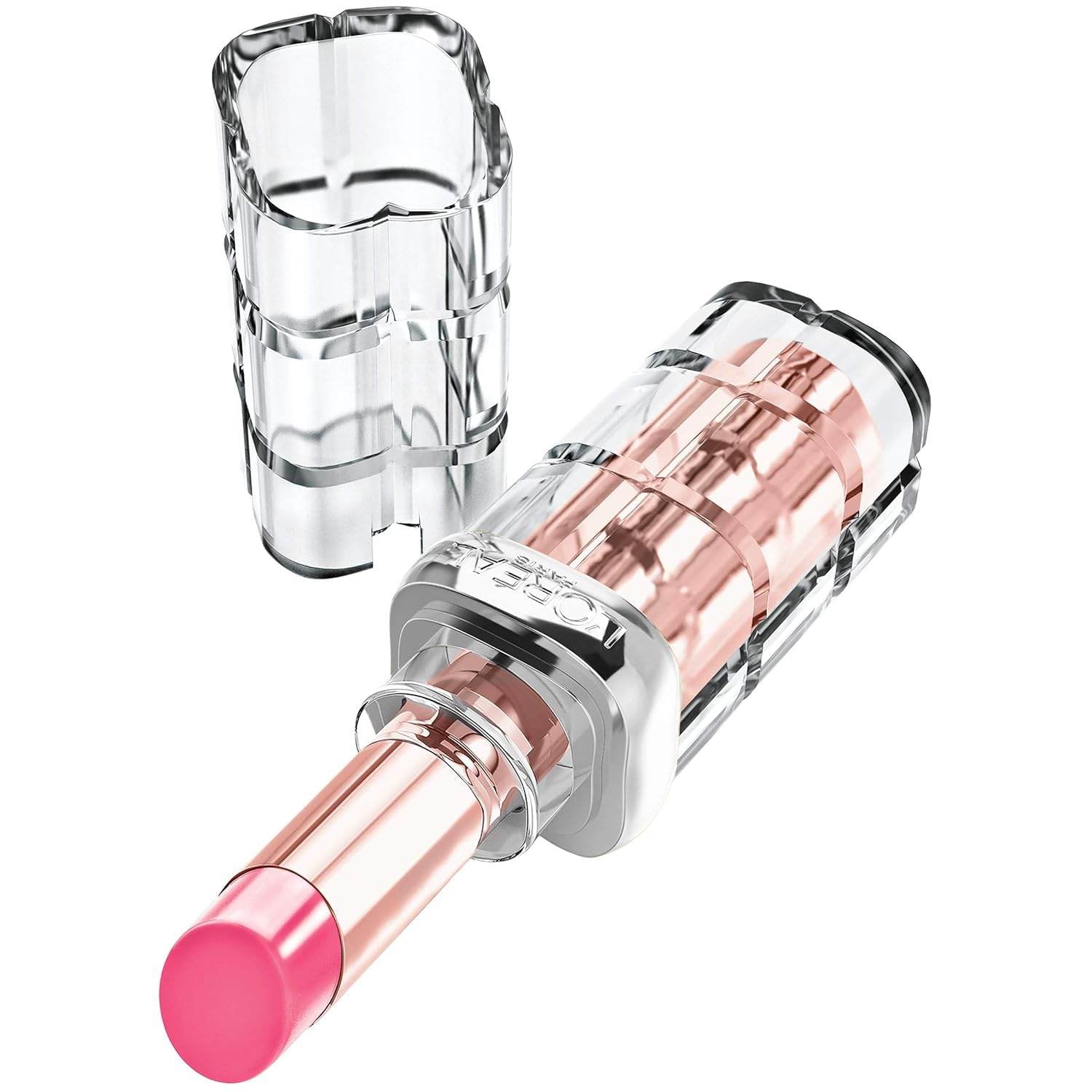 L'Oreal Paris Makeup Colour Riche Plump and Shine Lipstick, for Glossy, Radiant, Visibly Fuller Lips with an All-Day Moisturized Feel, 106 Pitaya Plump, 0.1 Oz.