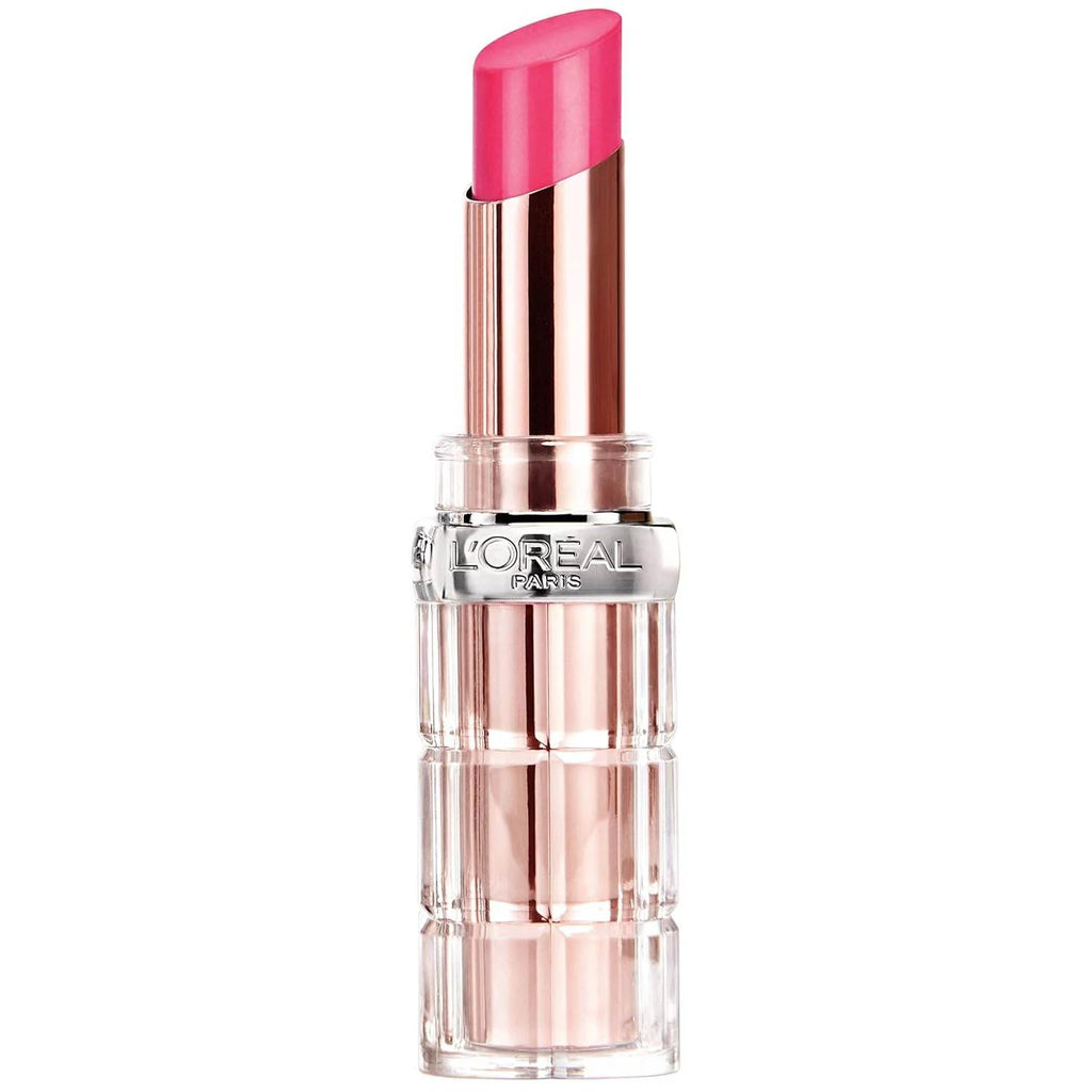 L'Oreal Paris Makeup Colour Riche Plump and Shine Lipstick, for Glossy, Radiant, Visibly Fuller Lips with an All-Day Moisturized Feel, 106 Pitaya Plump, 0.1 Oz.