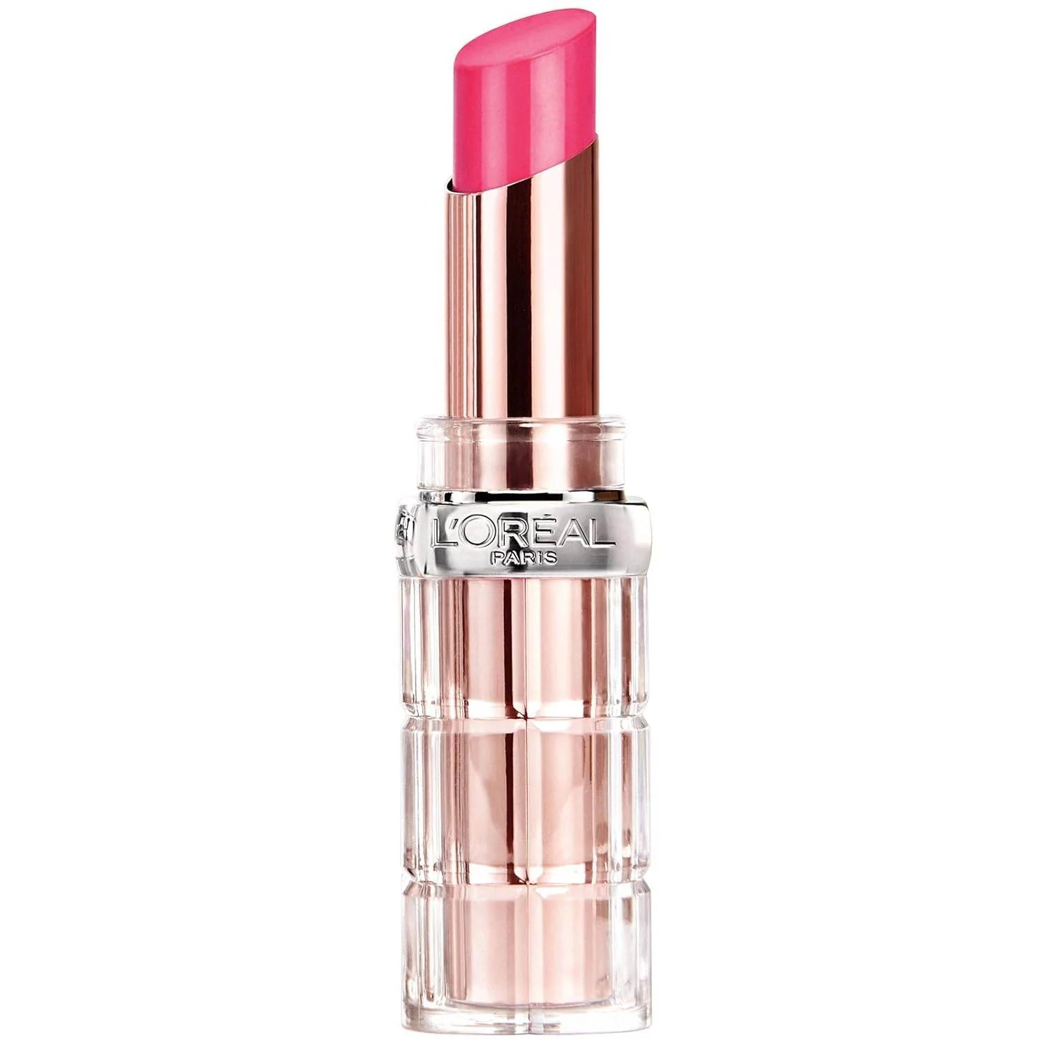 L'Oreal Paris Makeup Colour Riche Plump and Shine Lipstick, for Glossy, Radiant, Visibly Fuller Lips with an All-Day Moisturized Feel, 106 Pitaya Plump, 0.1 Oz.