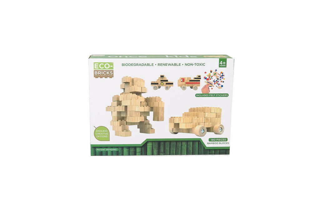 Ecobricks Bamboo Education Set 180Pcs