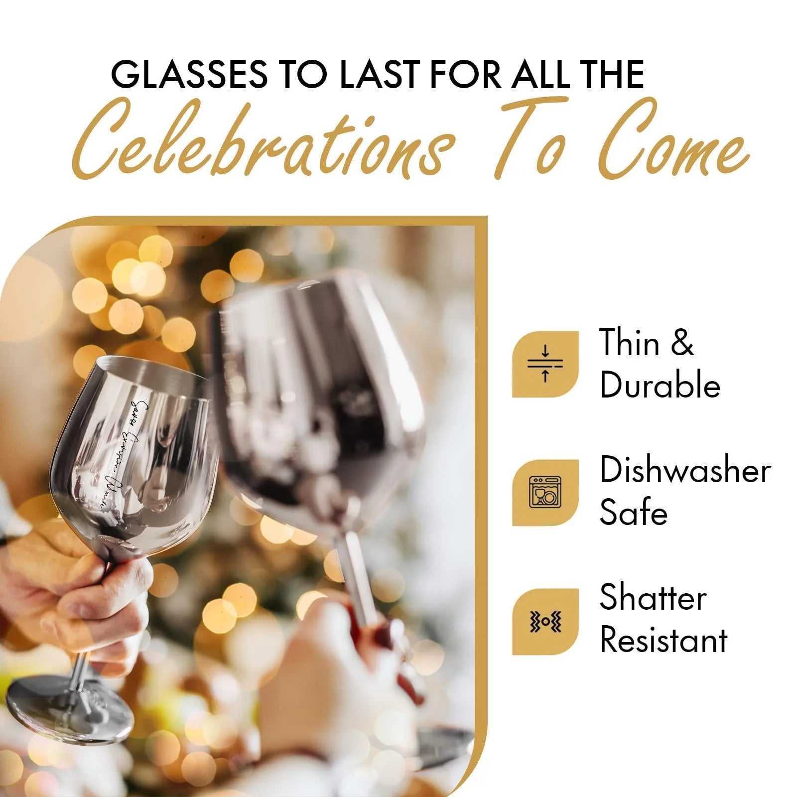 Appreciation Gifts for Couples – Couples Gifts Set with Martini Wine Glasses Glass Charms – Practical and Cute Couple Gifts for Anniversary Wedding Engagement