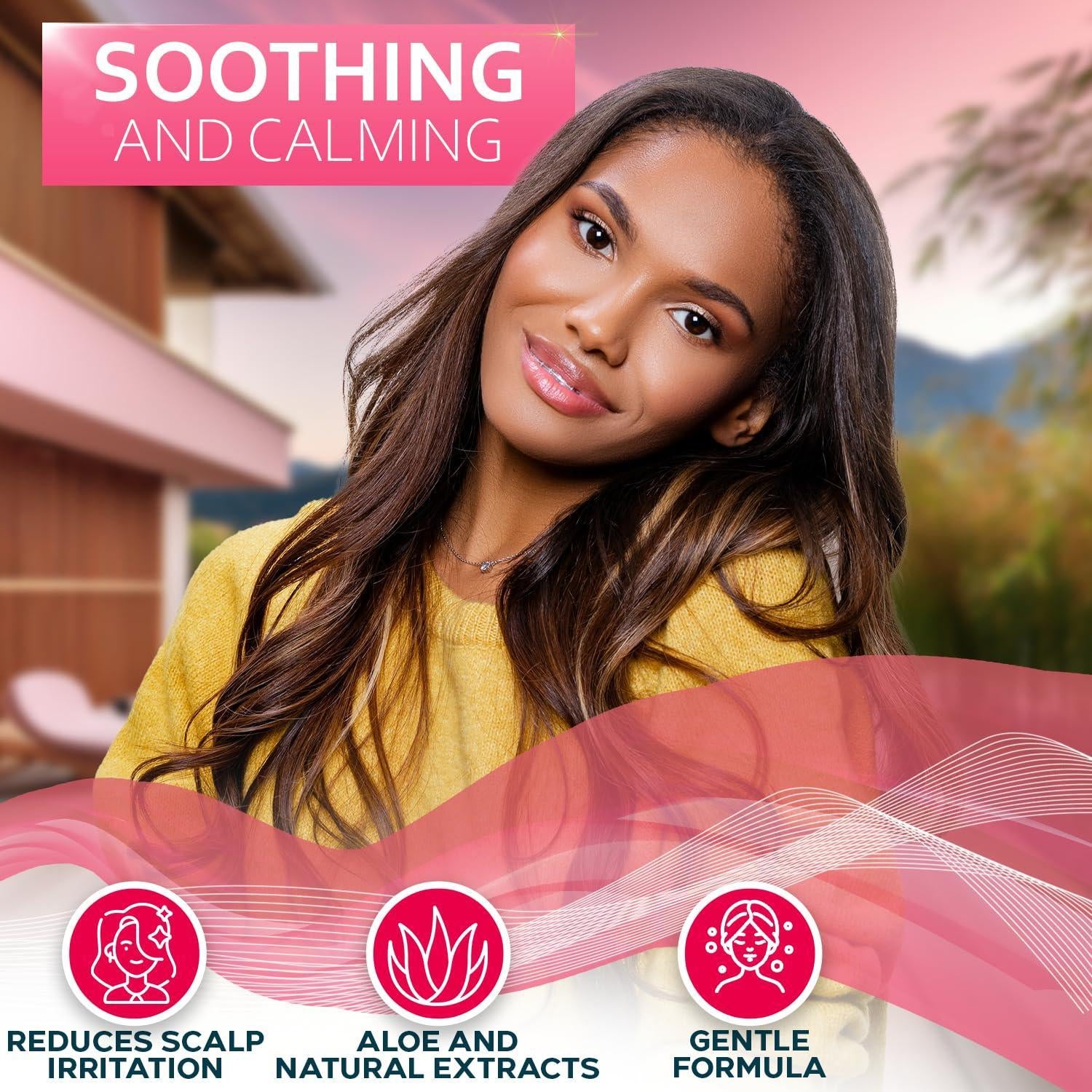 Rice Water Shampoo and Conditioner Set Sulfate Free for Thin and Fine Hair