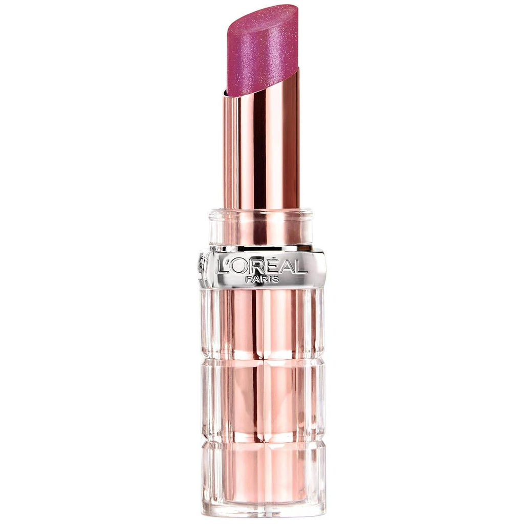 L’Oréal Paris Makeup Colour Riche Plump and Shine Lipstick, for Glossy, Radiant, Visibly Fuller Lips with an All-Day Moisturized Feel, 105 Mulberry Plump, 0.1 Oz.