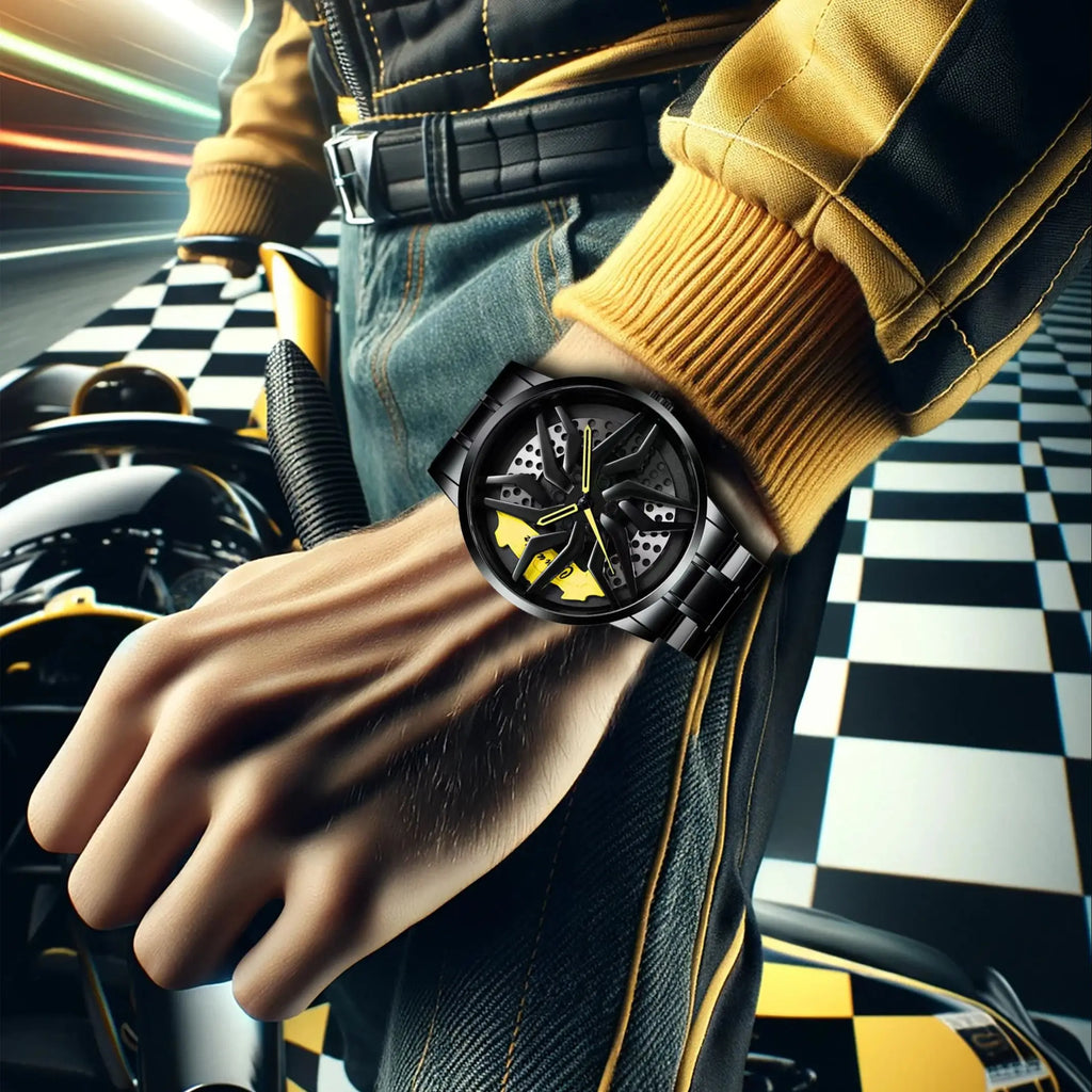 New men's watch with business style, high-end temperament, mature and handsome style, versatile trend, luminous quartz watch