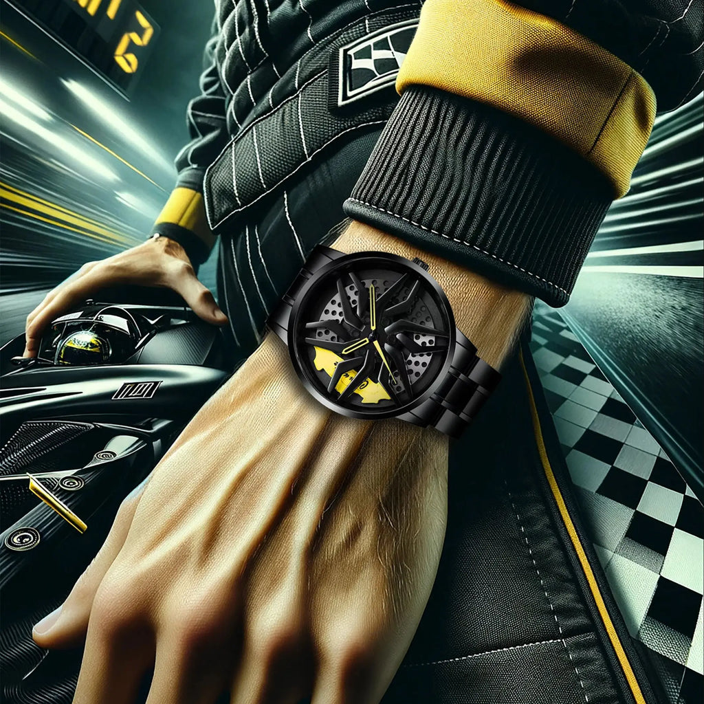 New men's watch with business style, high-end temperament, mature and handsome style, versatile trend, luminous quartz watch