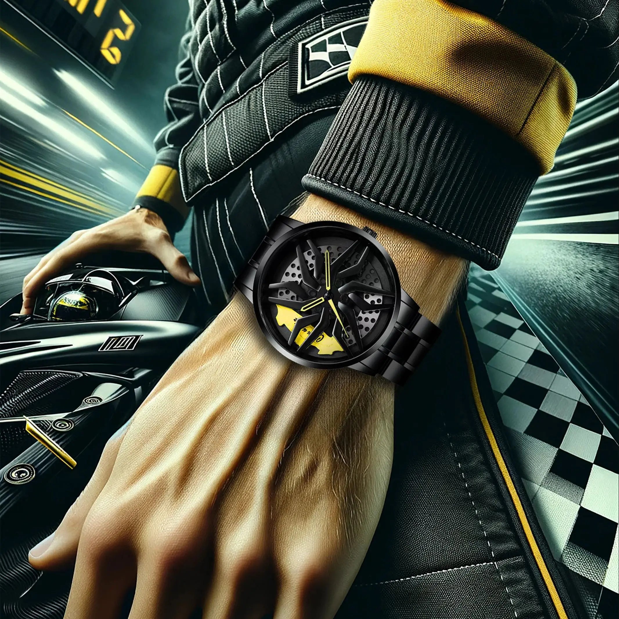 New men's watch with business style, high-end temperament, mature and handsome style, versatile trend, luminous quartz watch