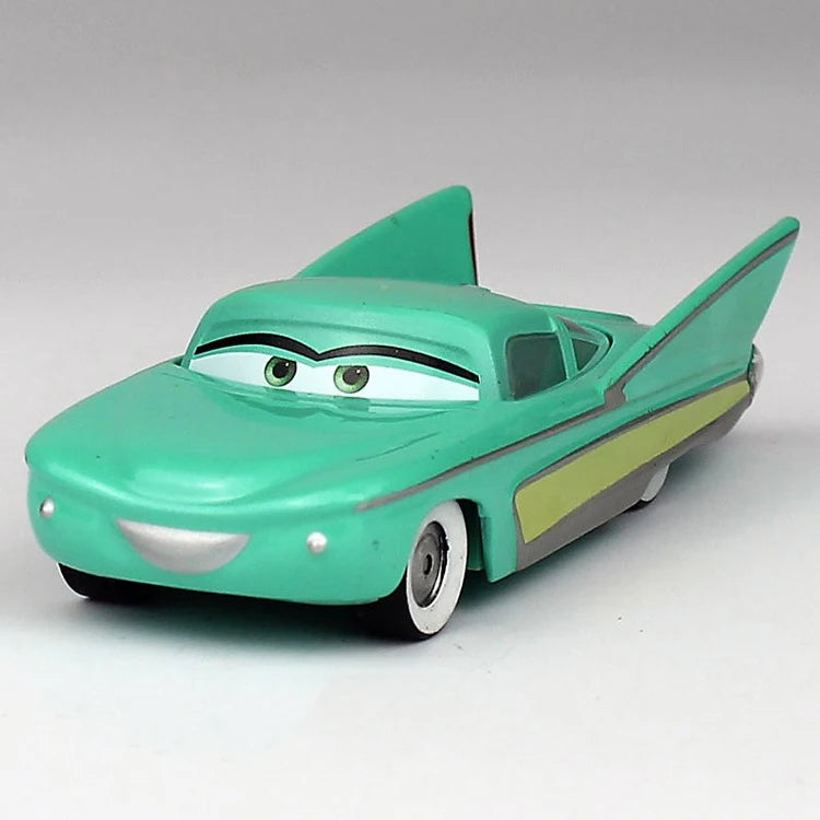 Disney Pixar Cars 2 3 Lightning Mcqueen The King Frank Race Div Fritter Miss Alloy Model Car 1:55 Vehicles Boy Toy For Children