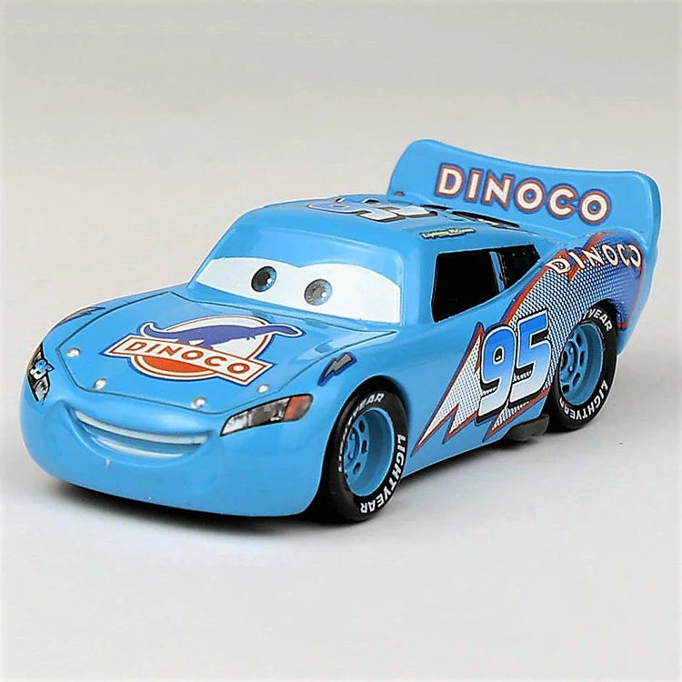 Disney Pixar Cars 2 3 Lightning Mcqueen The King Frank Race Div Fritter Miss Alloy Model Car 1:55 Vehicles Boy Toy For Children