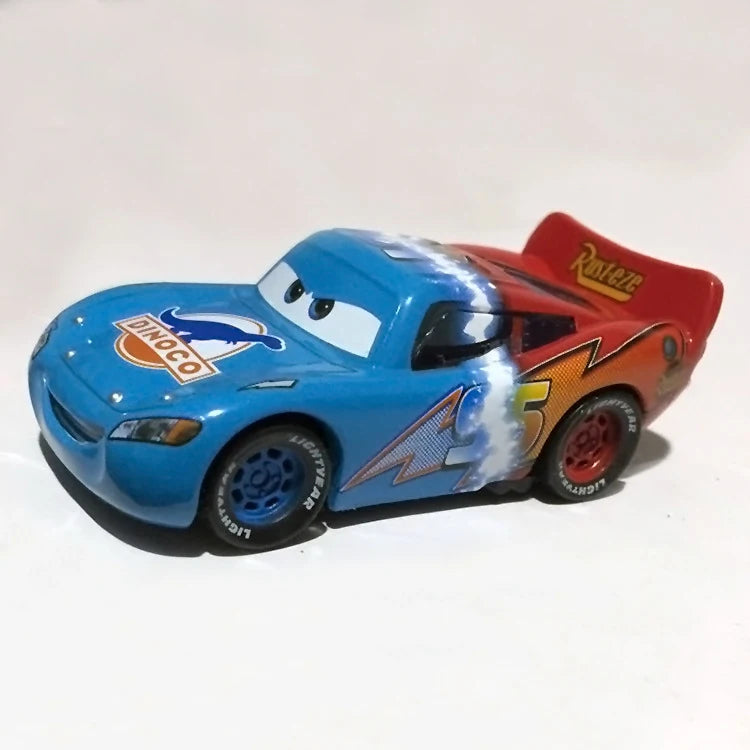 Disney Pixar Cars 2 3 Lightning Mcqueen The King Frank Race Div Fritter Miss Alloy Model Car 1:55 Vehicles Boy Toy For Children