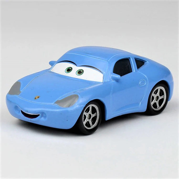 Disney Pixar Cars 2 3 Lightning Mcqueen The King Frank Race Div Fritter Miss Alloy Model Car 1:55 Vehicles Boy Toy For Children