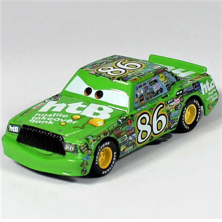 Disney Pixar Cars 2 3 Lightning Mcqueen The King Frank Race Div Fritter Miss Alloy Model Car 1:55 Vehicles Boy Toy For Children