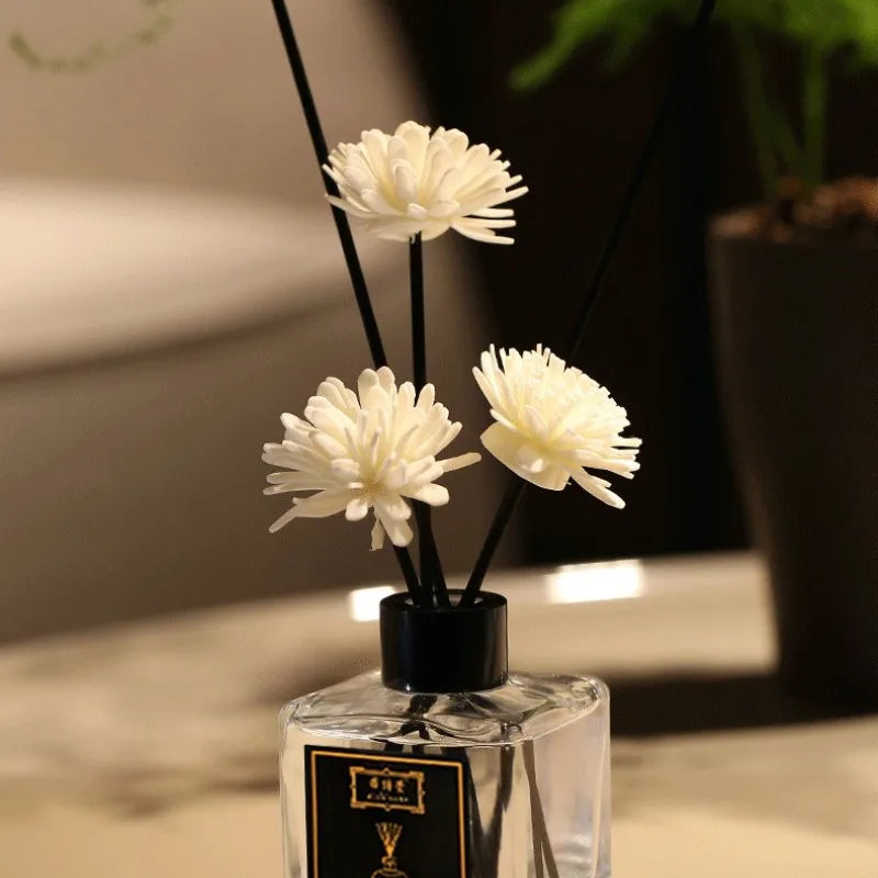 Square Bottle Floral Fragrance Natural Plant Essential Oil Aromatherapy Deodorization Living Room Comfortable Home Aromatherapy