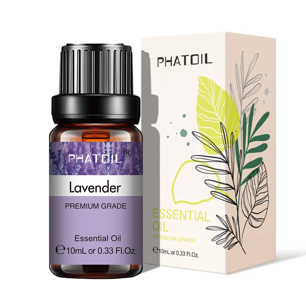 PHATOIL 1PCS Aromatherapy Essential Oil For Diffuser 10ML/30ML/100ML Lavender Peppermint Vanilla Eucalyptus Jasmine Aroma Oils