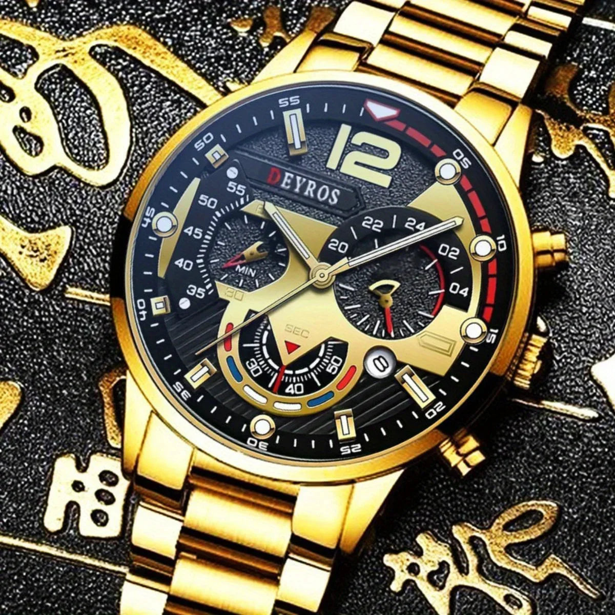 8Pcs Fashion Business Men's Watch, Quartz Watch Suitable for Brothers and Partners To Share