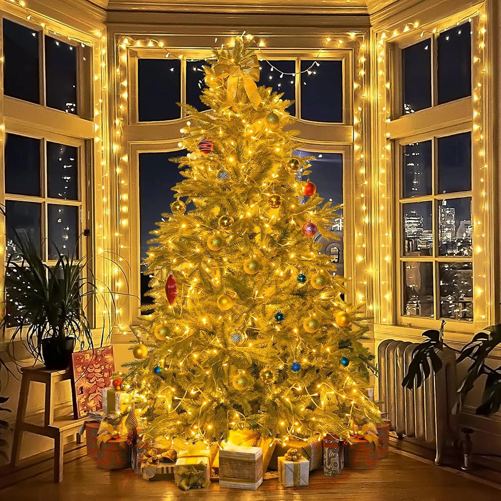 200-800LEDs Remote Outdoor LED String Fairy Lights Christmas Lights For Garland Wedding Party Holiday Garden Lamps Holiday Decor