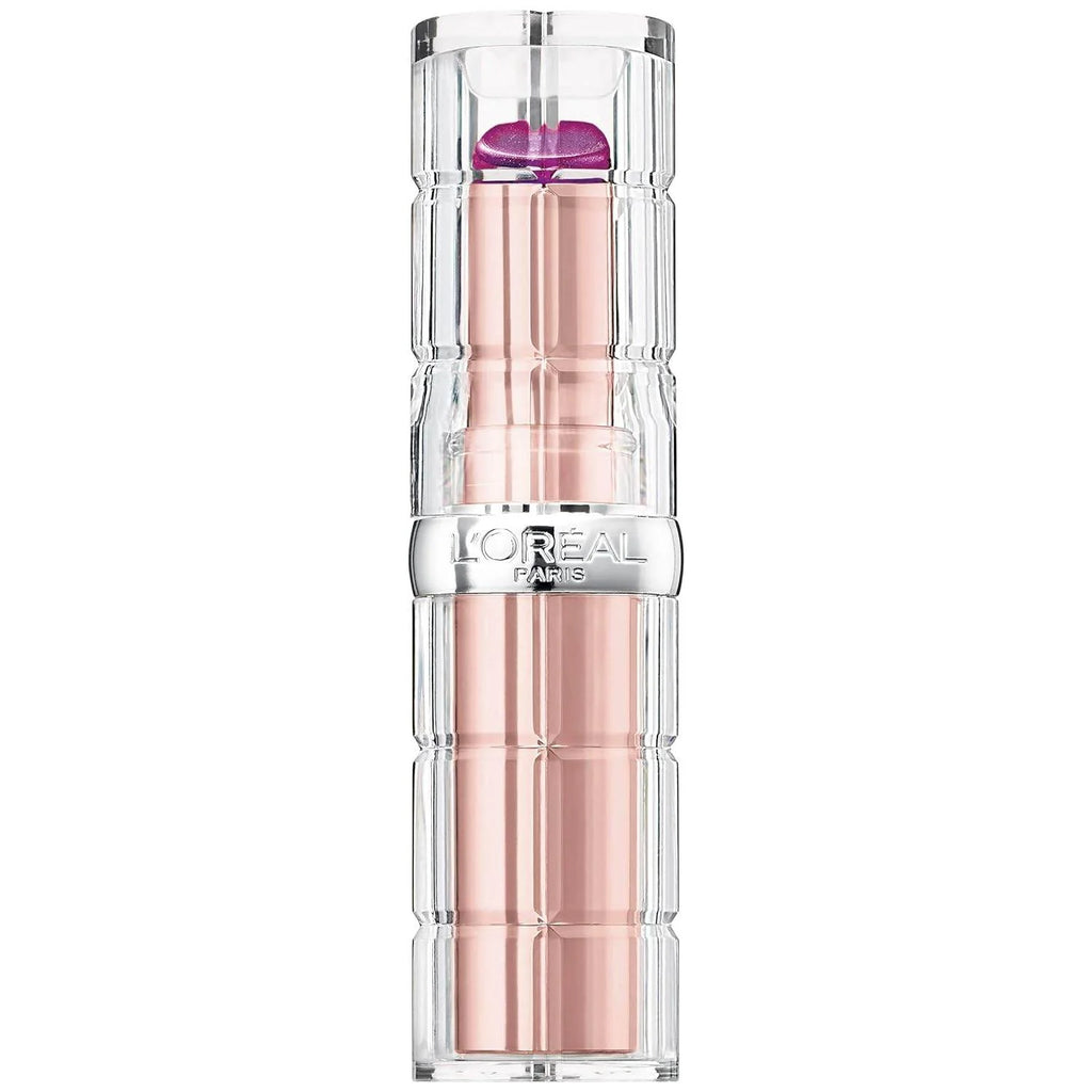 L’Oréal Paris Makeup Colour Riche Plump and Shine Lipstick, for Glossy, Radiant, Visibly Fuller Lips with an All-Day Moisturized Feel, 105 Mulberry Plump, 0.1 Oz.
