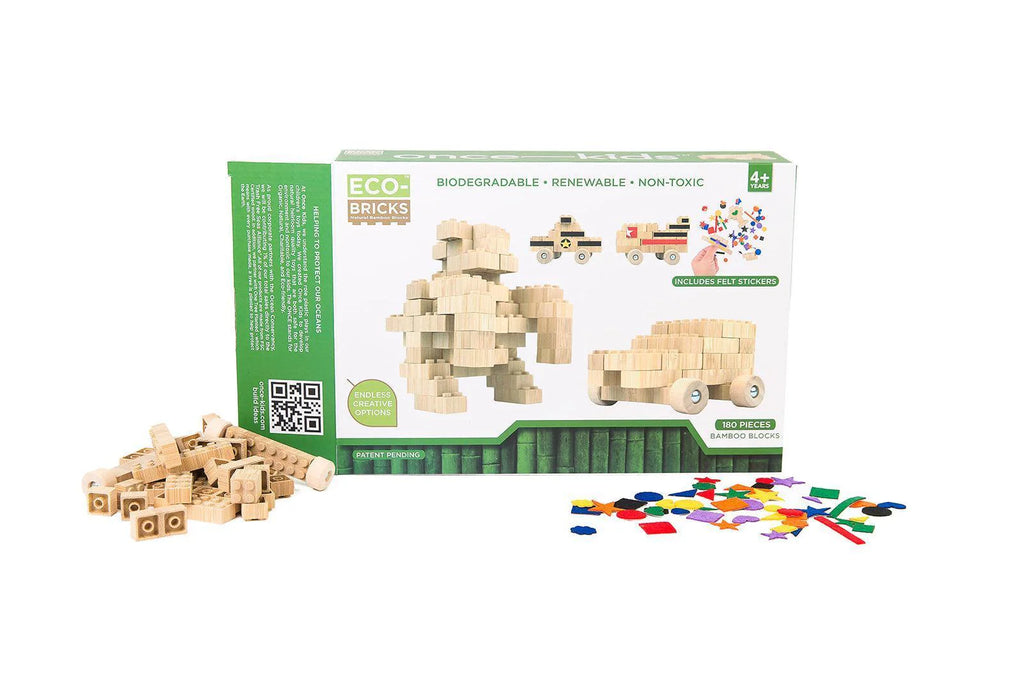 Ecobricks Bamboo Education Set 180Pcs