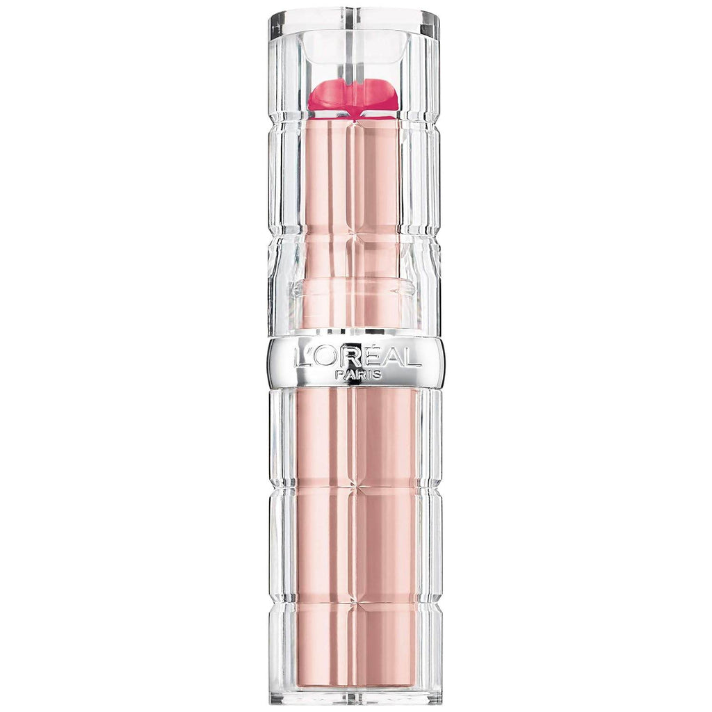 L'Oreal Paris Makeup Colour Riche Plump and Shine Lipstick, for Glossy, Radiant, Visibly Fuller Lips with an All-Day Moisturized Feel, 104 Guava Plump, 0.1 Oz.